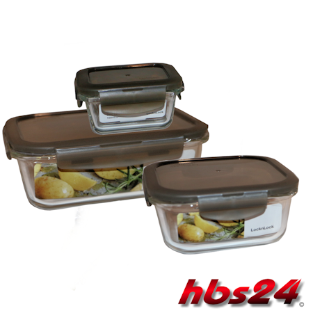 Lock & Lock Boroseal - Glas Eckig by hbs24