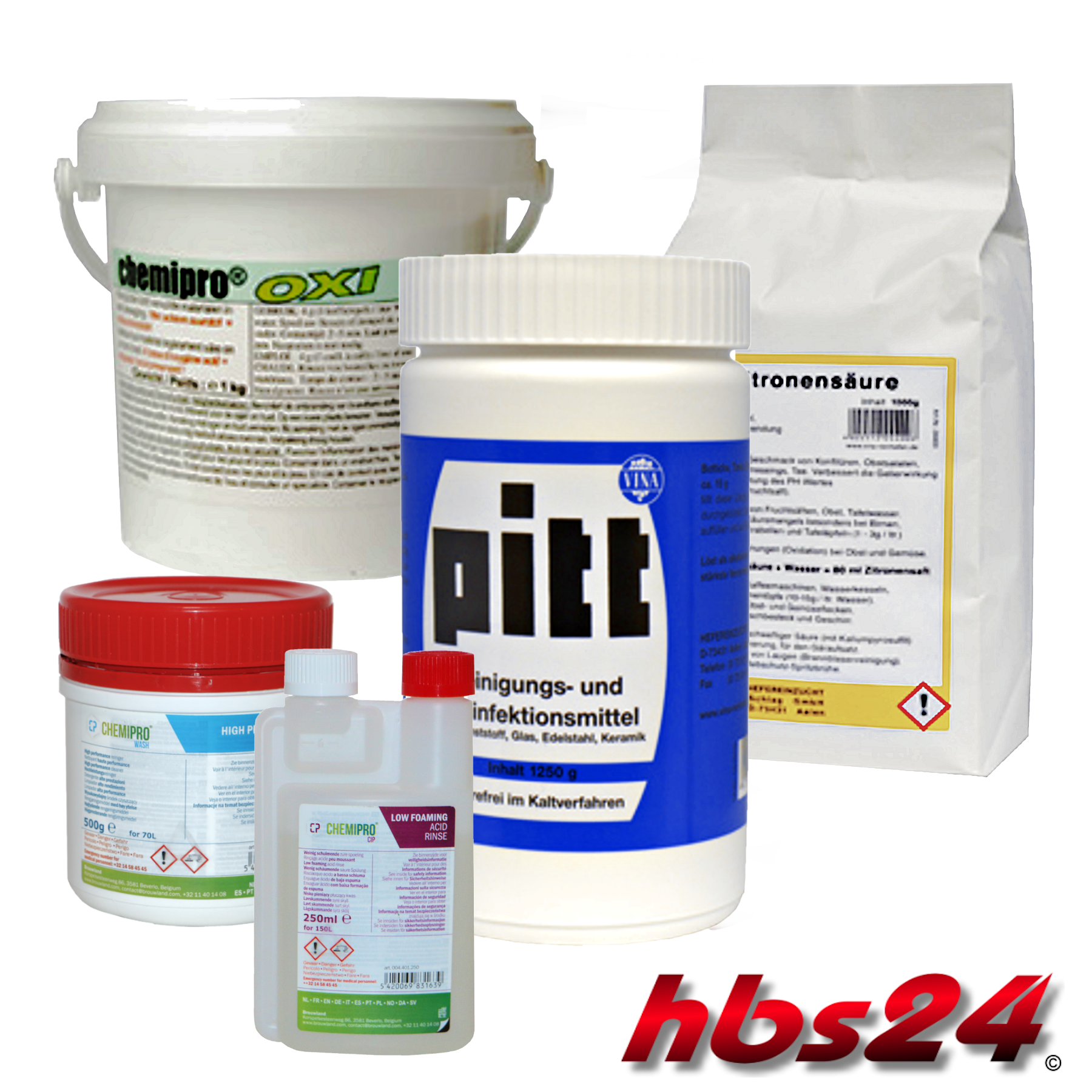 Reinigungsmittel + Desinfektionsmittel by hbs24