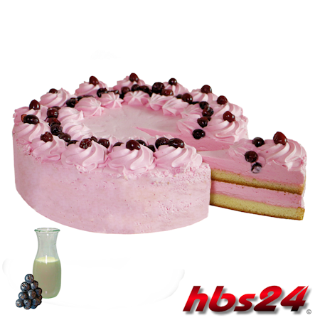 Cream cake base buttermilk aronia