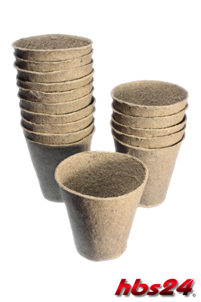 16 Torf-Anzuchttöpfe 8 Cm - Ideal Für Stecklinge & Aussaat