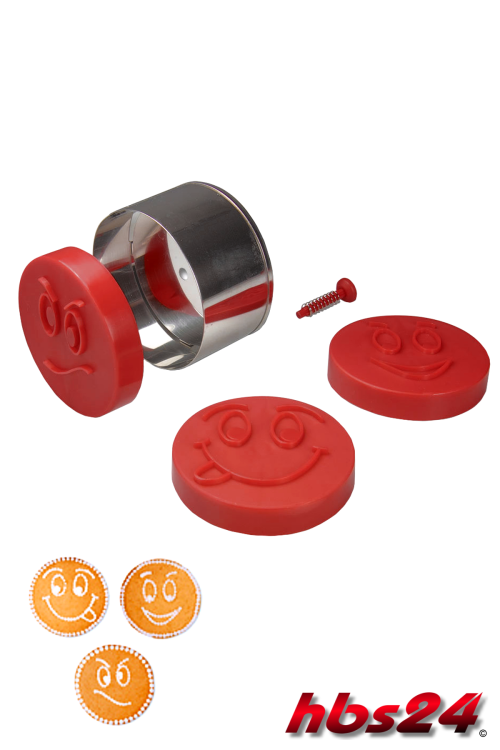 Ausstechformen Ausstecher Set Let´s Smile Smiley- 3er