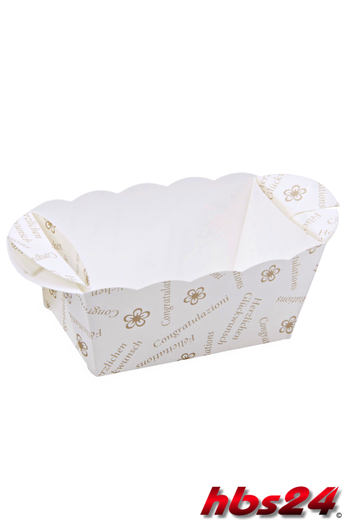 Mini Papier Backform - Herzlichen Glückwunsch - hbs24