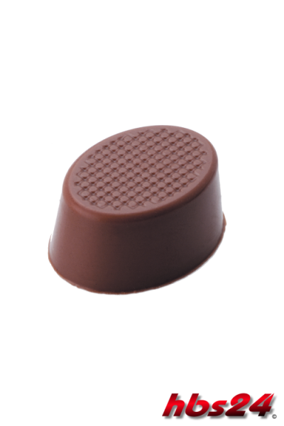 Pralinenhohlkörper Oval Schale Vollmilch Schokolade - hbs24