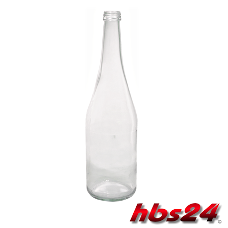 Schlegellasche Perlwein 0,75 Liter klar mit Gewinde 28 PP - hbs24