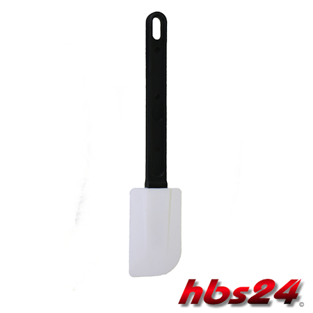 Silikon Stielschaber 8,5 cm Breit Weiß / Schwarz