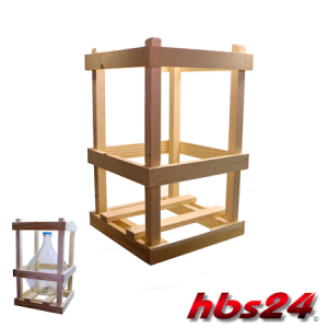 Wooden frame stacking frame for 15 liter wine balloons