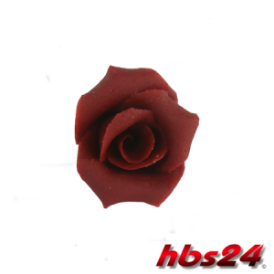 Marzipan Rosen gross brodeauxrot 12 St - hbs24