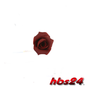 Marzipan Rosen klein brodeauxrot 42 St - hbs24