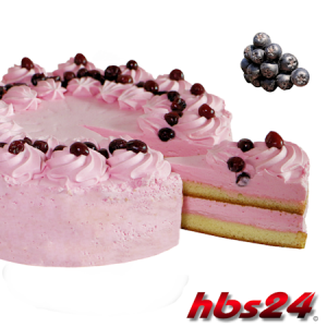 Cream cake base aronia