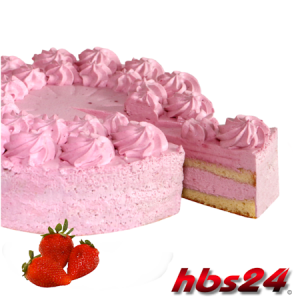 Cream cake base strawberry