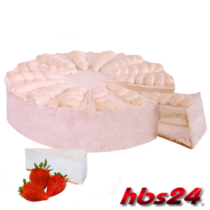 Sahnetorte mit Sahnestand  Käsesahne Erdbeer - hbs24