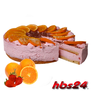 Sahnetorte mit Erdbeer Orange Sahne  Sahnestand - hbs24
