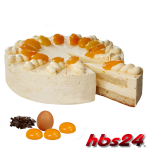 Beispieltorte Sahnetorte Eierpunsch Stracciatella Sahne - hbs24