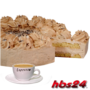 Beispieltorte Sahnetorte Expresso Sahne - hbs24