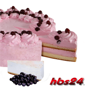 Sahnetorte mit Sahnestand  Käsesahne Heidelbeer - hbs24