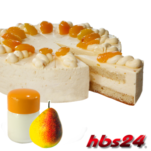 Beispieltorte Sahnetorte Joghurt Birne - hbs24