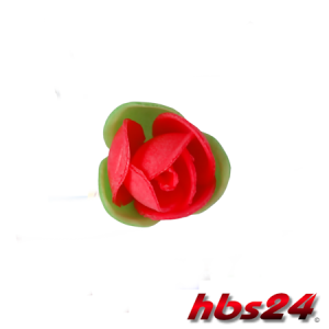 Waffelrosen rot 12 Stück - hbs24