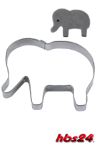 Ausstechform Elefant 4 cm Edelstahl - hbs24