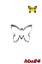 Ausstechform Schmetterling  3 cm - hbs24