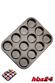 Muffin Maxi Backform 12 er - hbs24