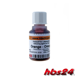 Lebensmittelfarbe flüssig orange ab 25 ml - hbs24