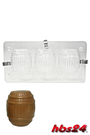 Schokoladengießform für 3 XL Fässchen - hbs24