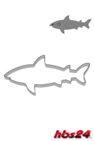 Hai Keks Ausstechform - aus Edelstahl - hbs24
