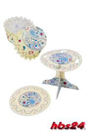 Cupcake Dekoset Paisley - hbs24