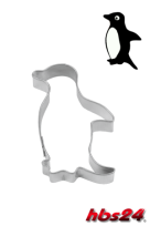 Pinguin Keks Ausstechform 7 cm - aus Edelstahl - hbs24