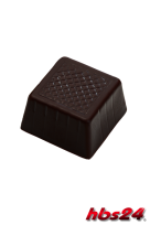 Pralinenhohlkörper Carreschale Zartbitter - hbs24