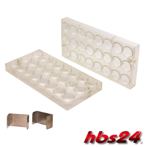 Schokoladen Gießform Pralinen Golfball 3 x 8 hbs24