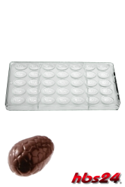 Schokoladengießform Pralinen Tannenzapfen 5 x 7 - hbs24