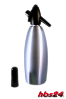 Soda Siphon Silber 1 Liter - hbs24