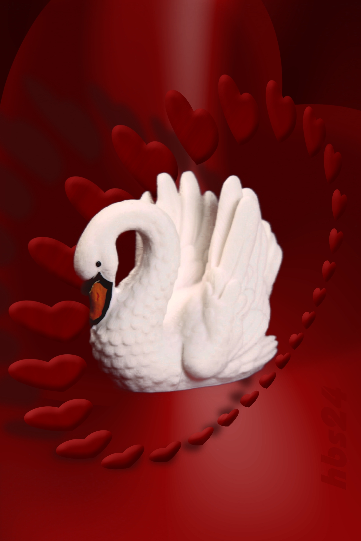 hbs24 - Dekor Schwan