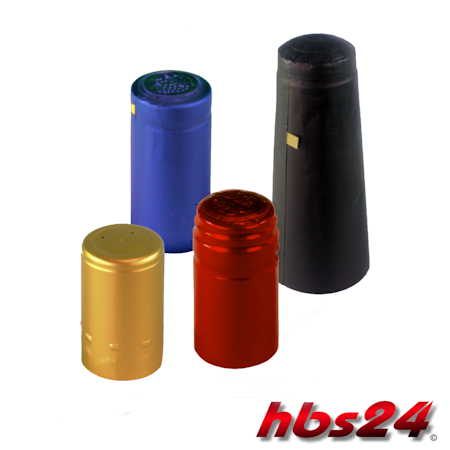 Shrink capsules, or shrink capsules or aluminium capsules