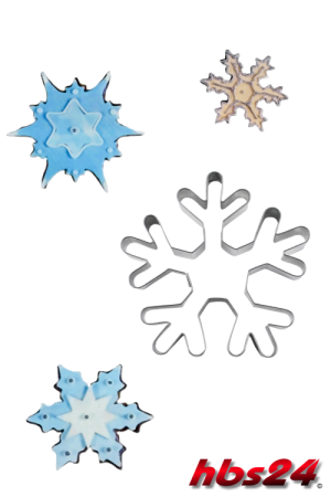 Schneefocken + Eiskristalle