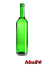 Bordeaux Flasche 0,75 Liter grün mit Schraubgewinde PP28