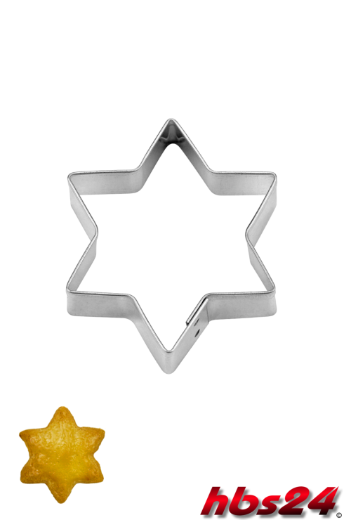 Stern Ausstechform 6 cm - hbs24