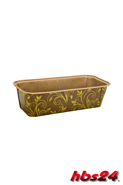 Kastenform Mini Papier Backform - Braun/Gold - hbs24