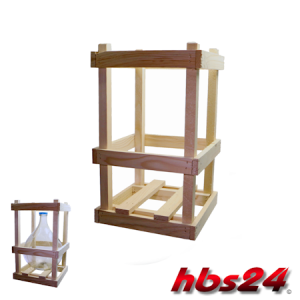 Wooden frame stacking frame for 10 liter wine balloons