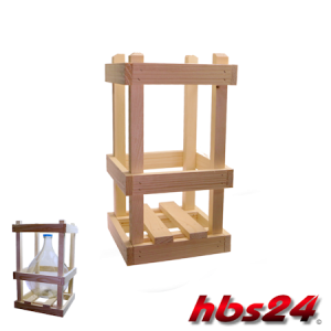 Wooden frame stacking frame for 5 liter wine balloons