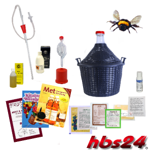 Met Startset 10 Liter Weinballon und Weinheber