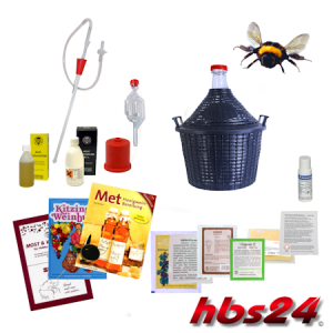 Met Startset 5 Liter Weinballon mit Weinheber