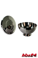 Eisbombenform 1 Liter  Edelstahl mit Deckel - hbs24