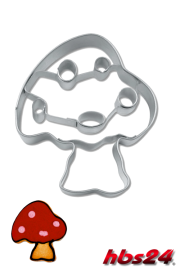 Pilz Präge Ausstechform 5 cm