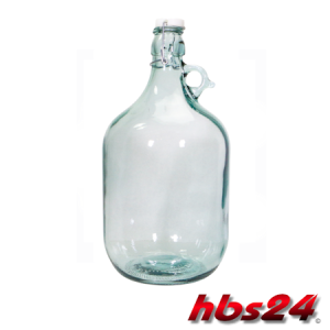 Glasballon Henkelflasche klar 5 Liter