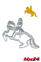 Goldener Reiter Ausstechform 10 cm - hbs24