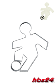 Ausstechform Fußballspieler 17 cm - hbs24