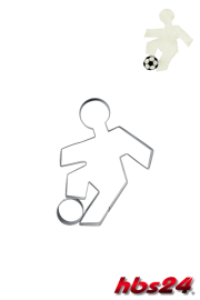 Fußballspieler Ausstecher 9 cm - hbs24