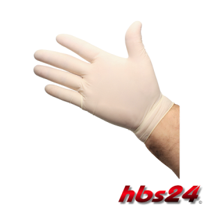 Latex-Handschuhe "Grip" Gr.M puderfrei - hbs24